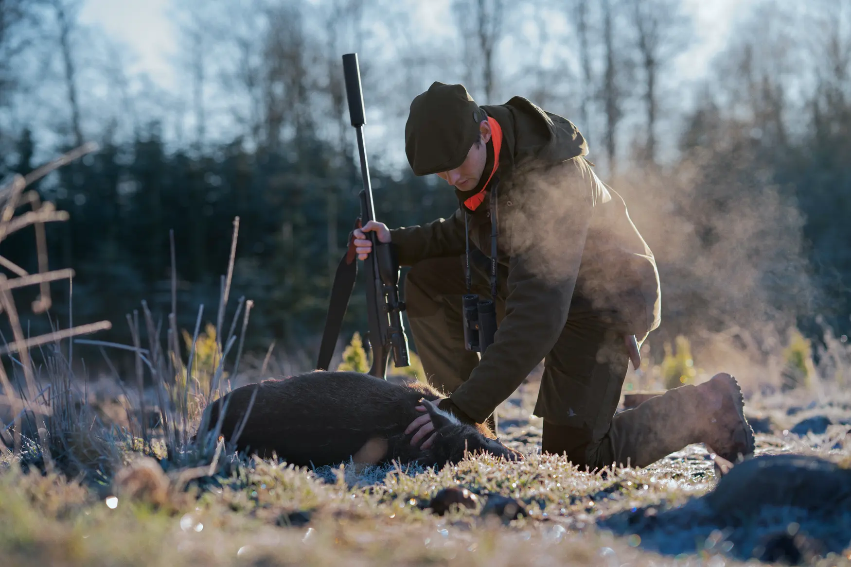 Zimowa kurtka myśliwska Seeland Helt II Grizzly Brown